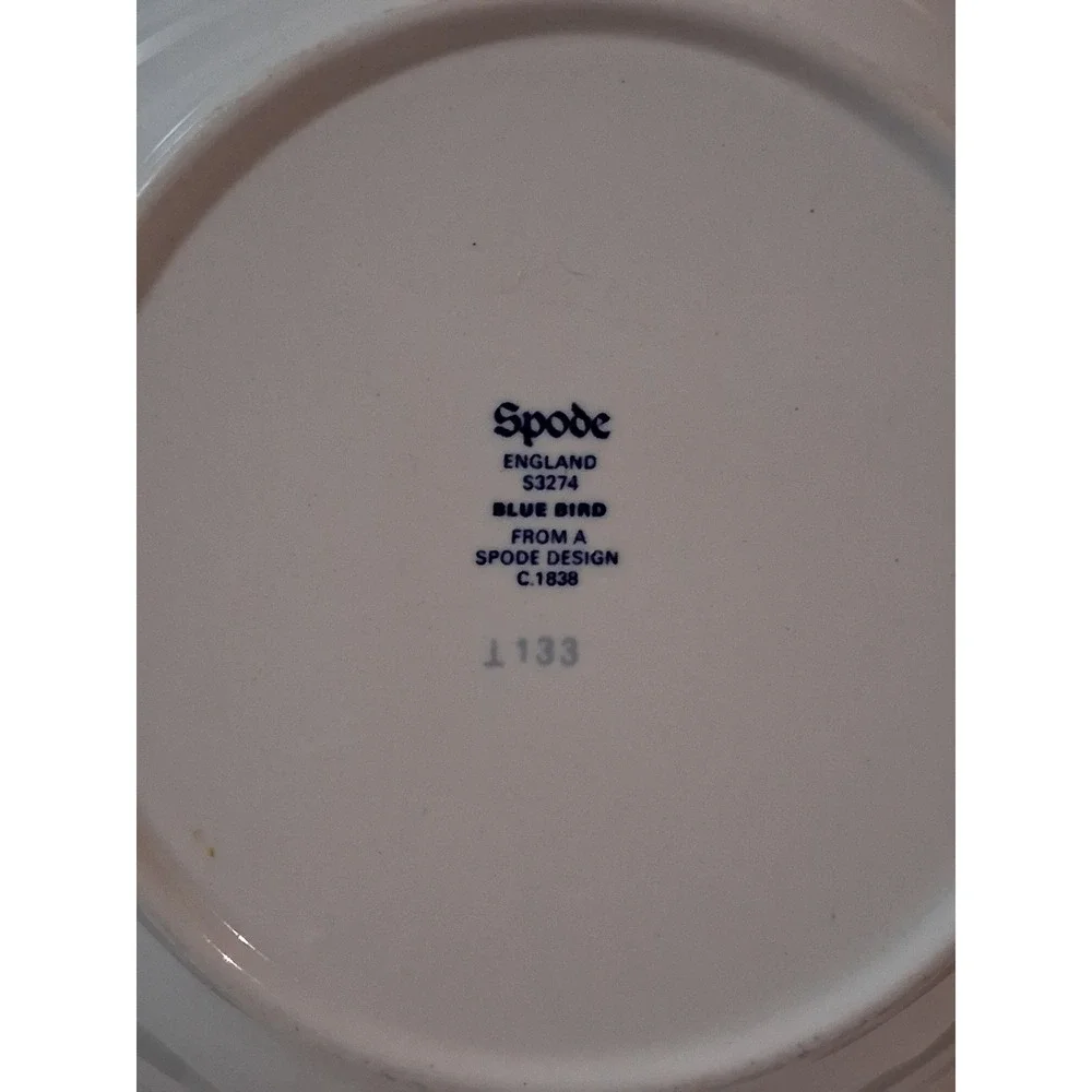 Spode blue bird